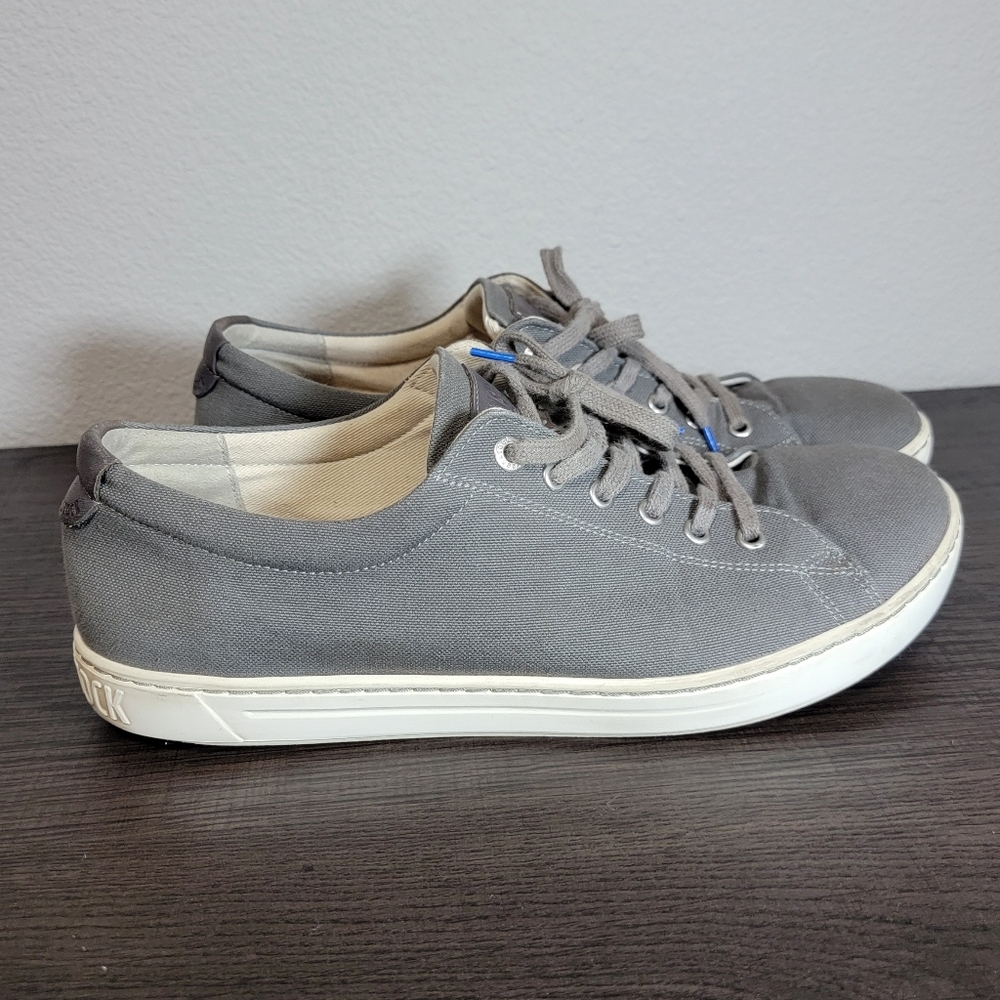 Birkenstock Arran Gray Lace Up Sneakers - Picture 2 of 7